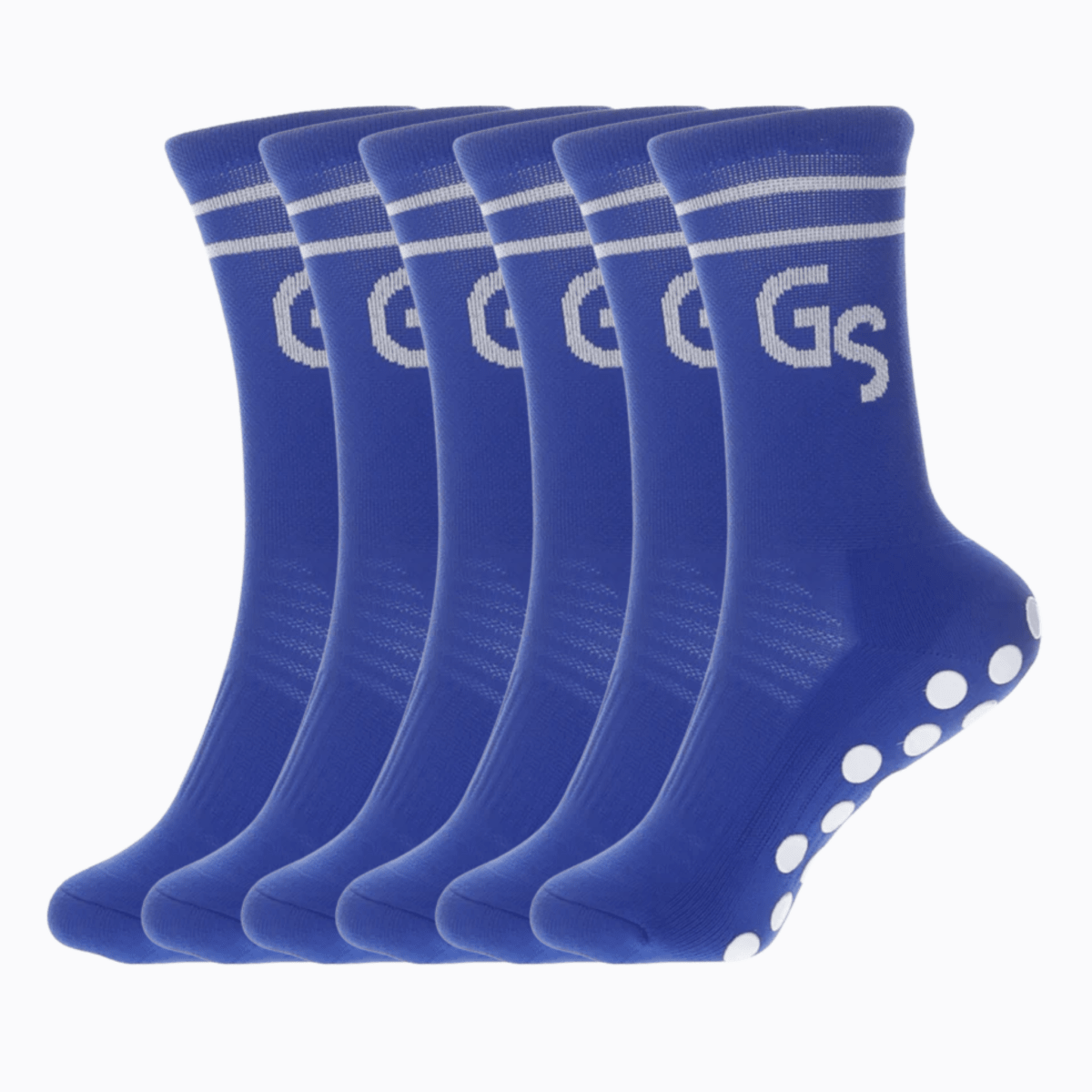 2.0 Blå gripsocks - 6pk - GSPERFORMANCE