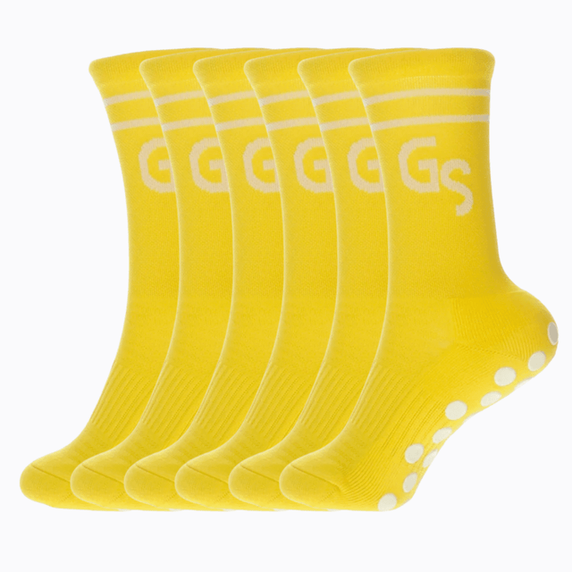 2.0 Gule gripsocks - 6pk - GSPERFORMANCE