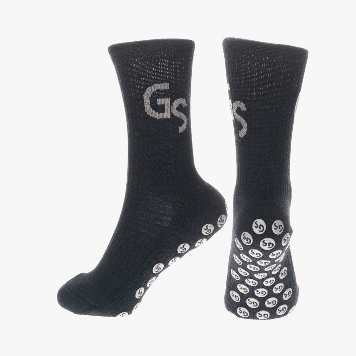 Alpakka Ull Gripsocks - Svart/grå - GSPERFORMANCE