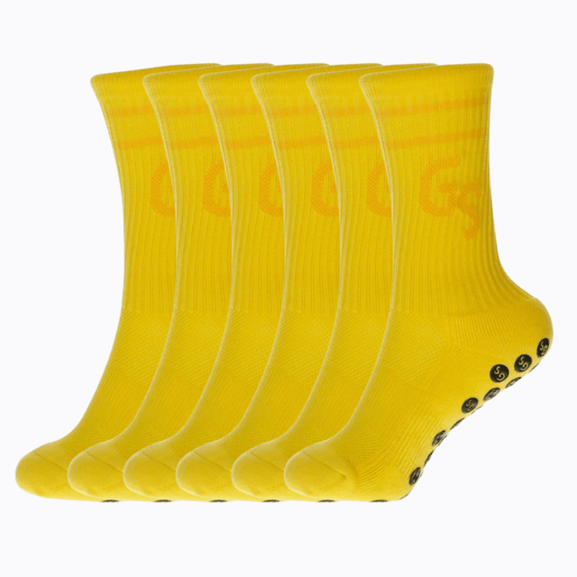 Gule gripsocks - 6pk - GSPERFORMANCE