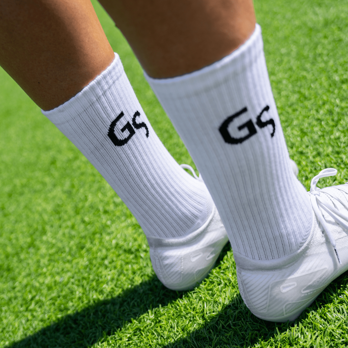 Hvite gripsocks (6pk) | 2026 versjon - GSPERFORMANCE