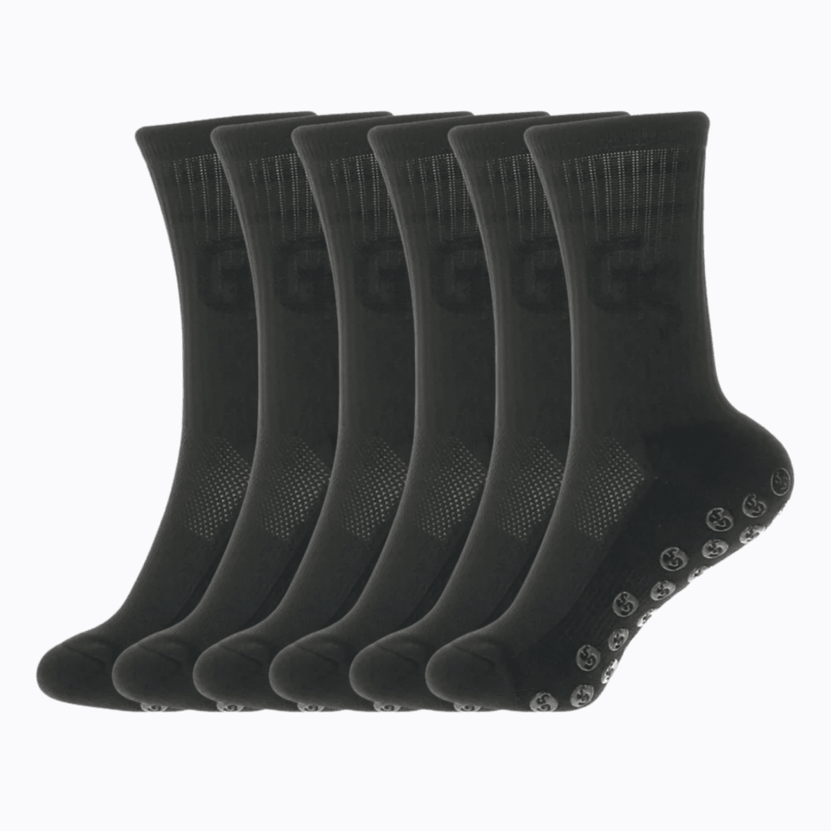 Svarte gripsocks - 6pk - GSPERFORMANCE