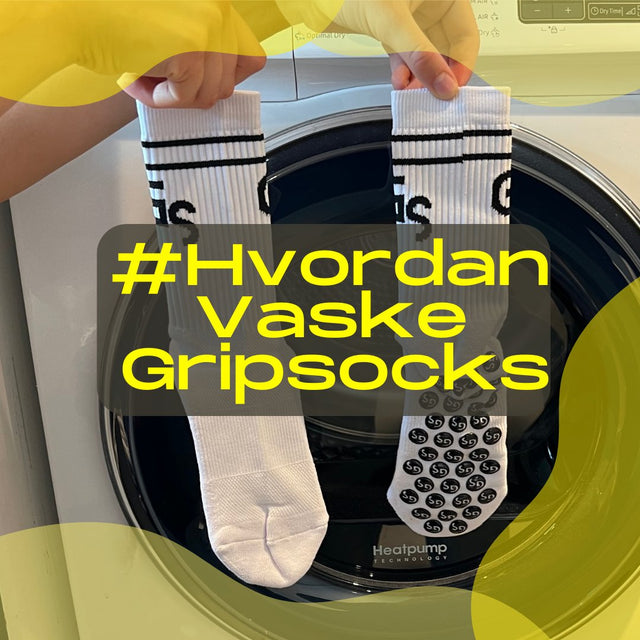 Hvordan vaske gripsokker - trinn for trinn - GSPERFORMANCE
