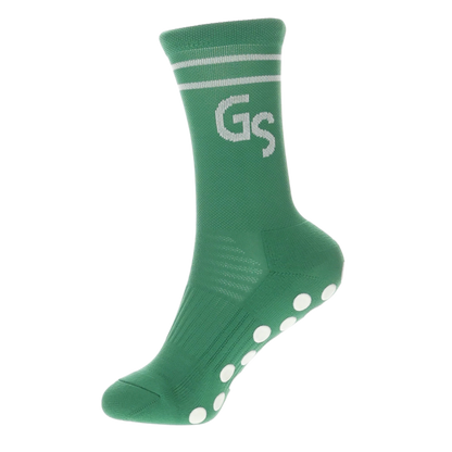 2.0 Standard - Grønne gripsokker med hvit logo