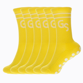 2.0 Gule gripsocks - 6pk - GSPERFORMANCE