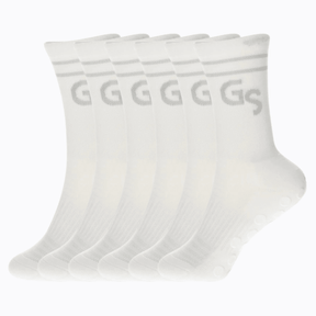2.0 Hvite gripsocks - 6pk - GSPERFORMANCE
