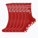 2.0 Mørkerøde gripsocks - 6pk - GSPERFORMANCE