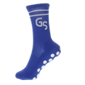 2.0 Standard - Blå gripsokker med hvit logo - GSPERFORMANCE