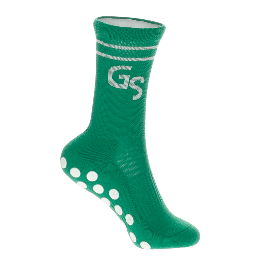 2.0 Standard - Grønne gripsokker med hvit logo - GSPERFORMANCE