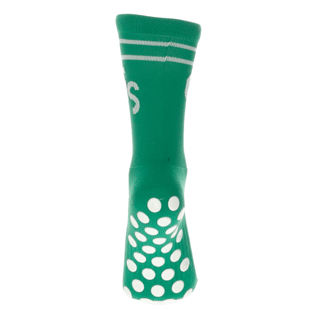 2.0 Standard - Grønne gripsokker med hvit logo - GSPERFORMANCE