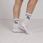 Standard - Hvite gripsokker med svart logo