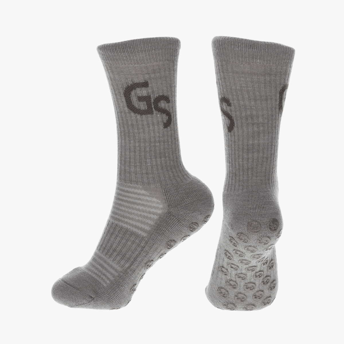 Alpakka Ull Gripsocks - Grå - GSPERFORMANCE