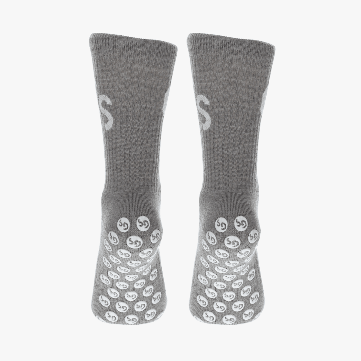 Alpakka Ull Gripsocks - Grå/hvit - GSPERFORMANCE
