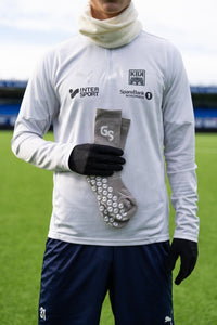 Alpakka Ull Gripsocks - Grå/hvit - GSPERFORMANCE