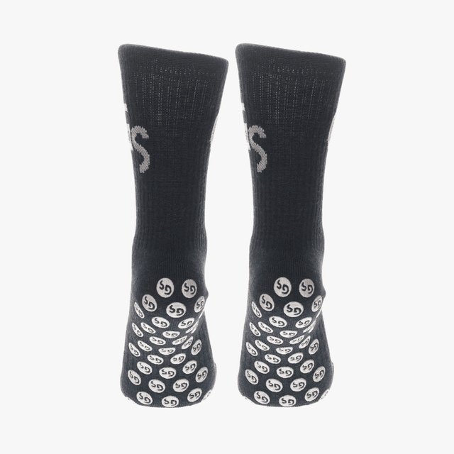 Alpakka Ull Gripsocks - Svart/grå - GSPERFORMANCE