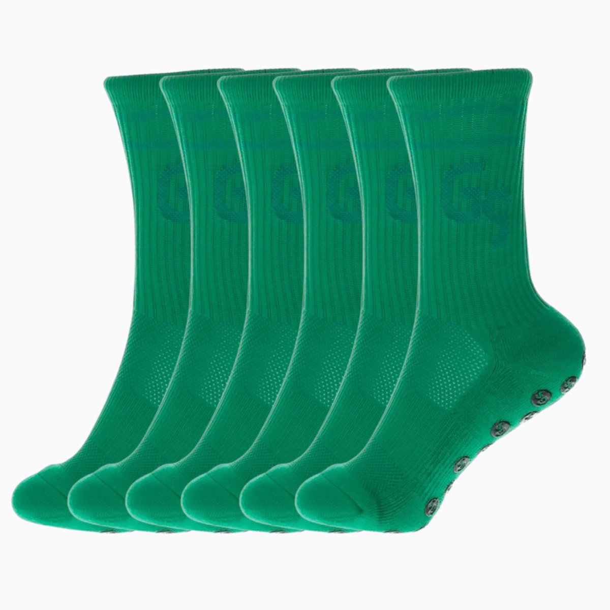 Grønne gripsocks - 6pk - GSPERFORMANCE