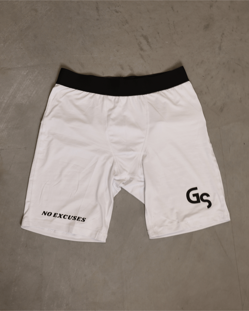 GS Baselayer shorts - Hvit og svart - GSPERFORMANCE