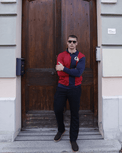 GS Polo genser - Navy og vinrød︱LIMITED EDITION - GSPERFORMANCE