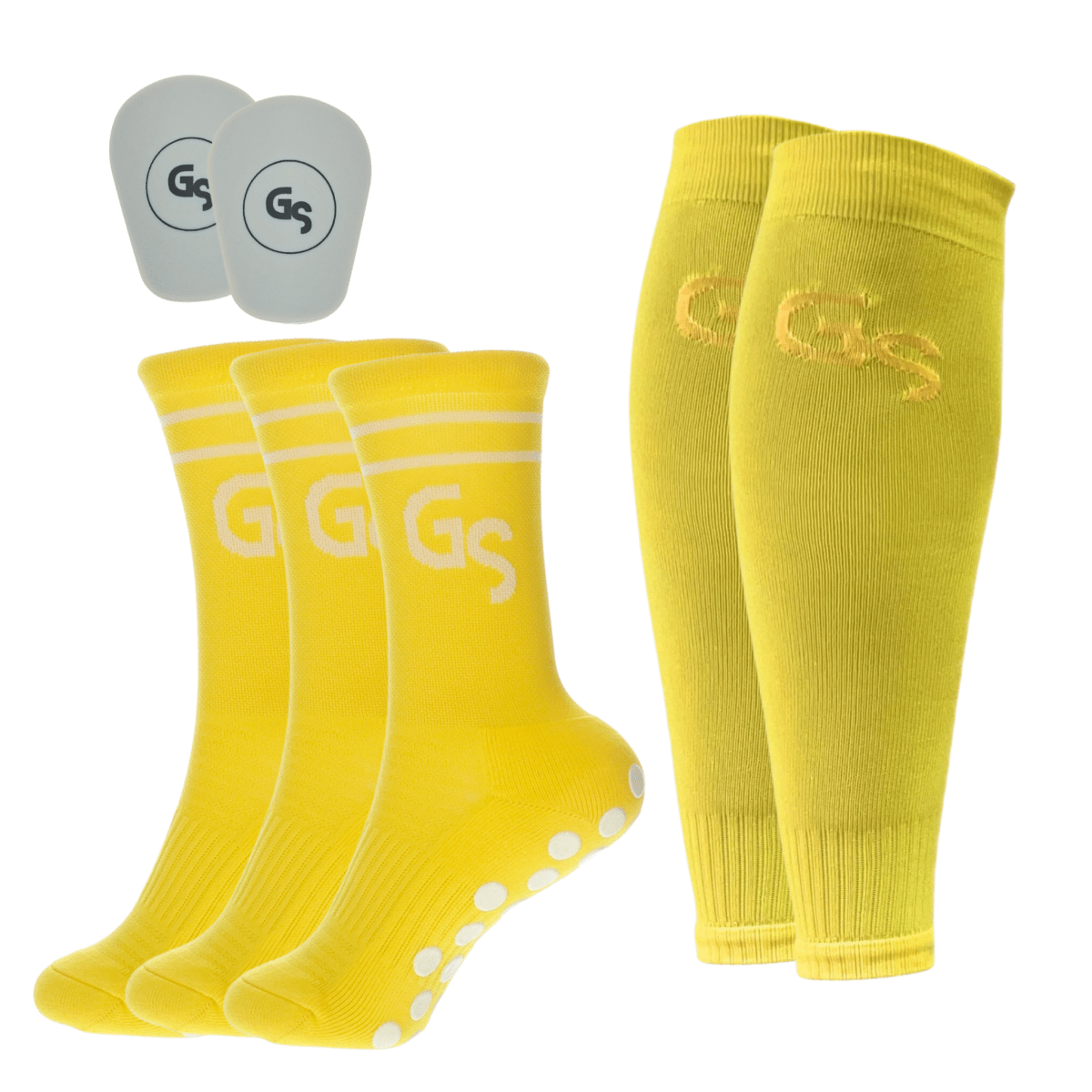 Gule Standard Gripsokker & Sleeves Bundle - GSPERFORMANCE