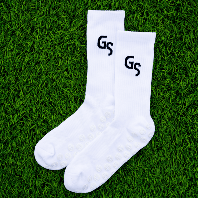 Hvite gripsocks (6pk) | 2026 versjon - GSPERFORMANCE