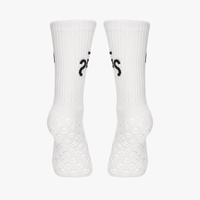 Hvite gripsocks - svart logo | 2026 versjon - GSPERFORMANCE