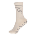 Hvite Ull gripsocks med grå logo︱2025 VERSJON - GSPERFORMANCE