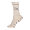 Hvite Ull gripsocks med grå logo︱2025 VERSJON - GSPERFORMANCE
