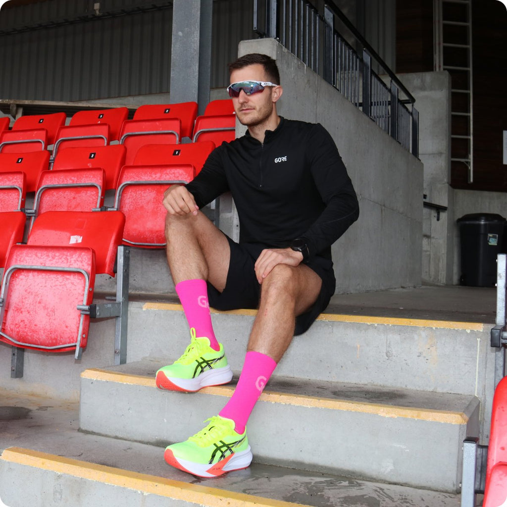 Neon rosa Performance sokker - GSPERFORMANCE