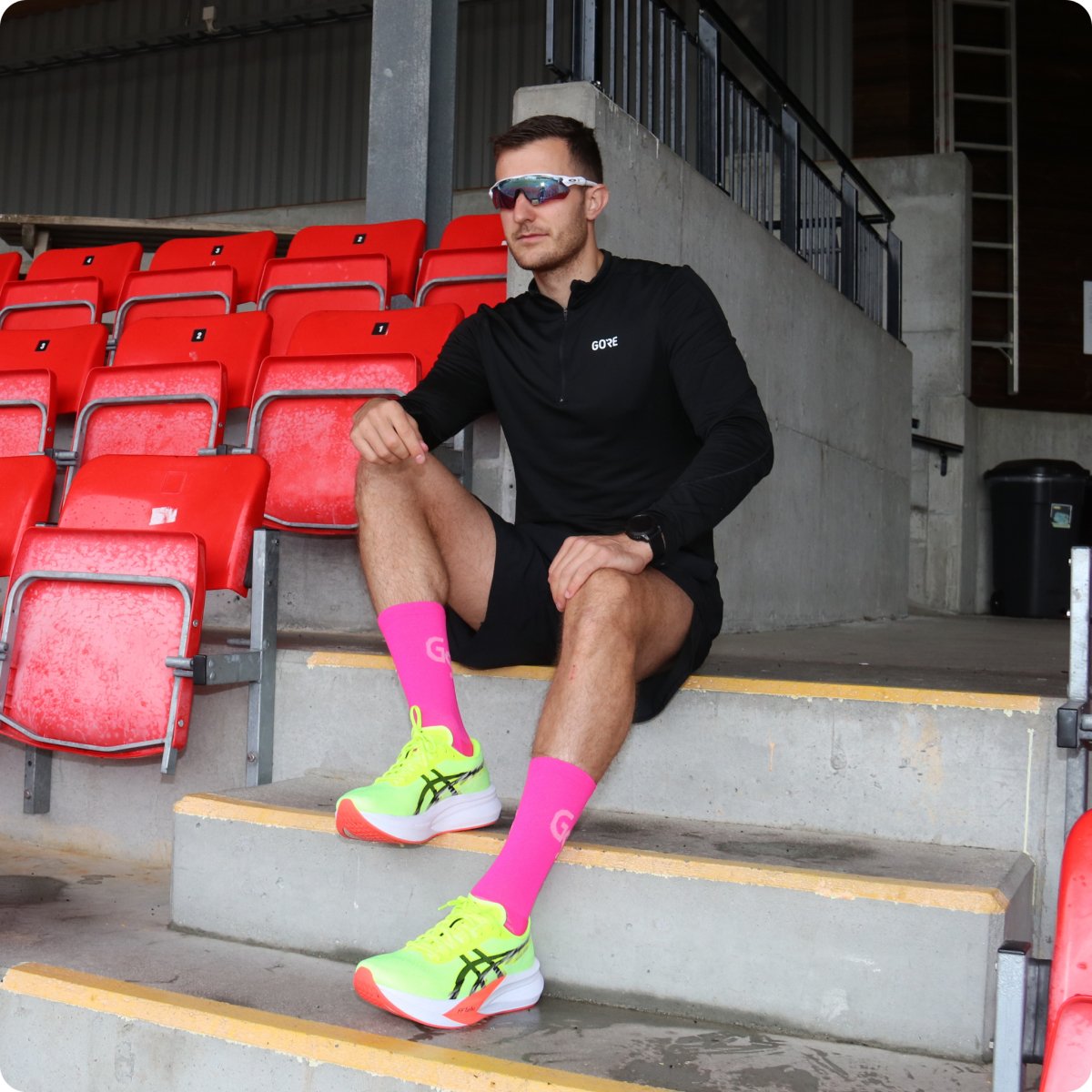 Neon rosa Performance sokker - GSPERFORMANCE