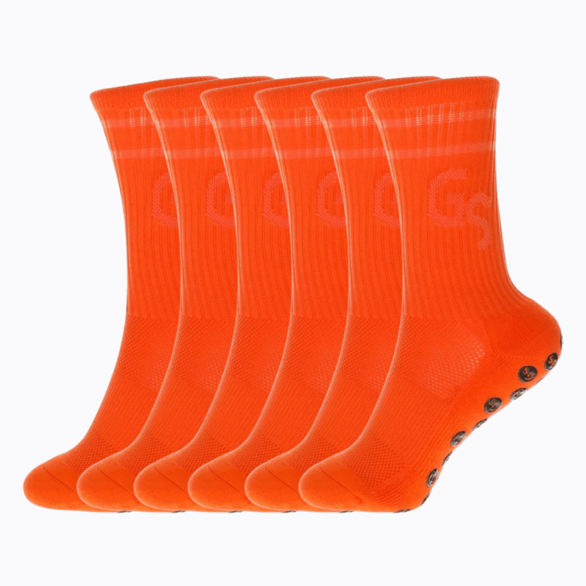 Oransje gripsocks - 6pk - GSPERFORMANCE