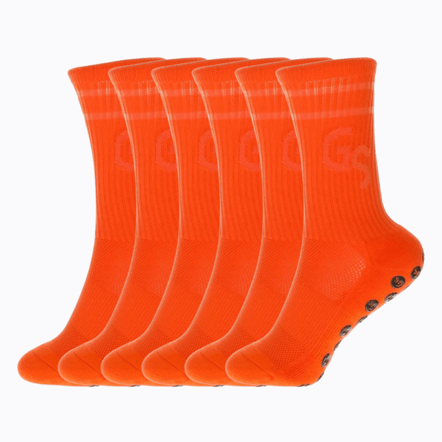 Oransje gripsocks - 6pk - GSPERFORMANCE