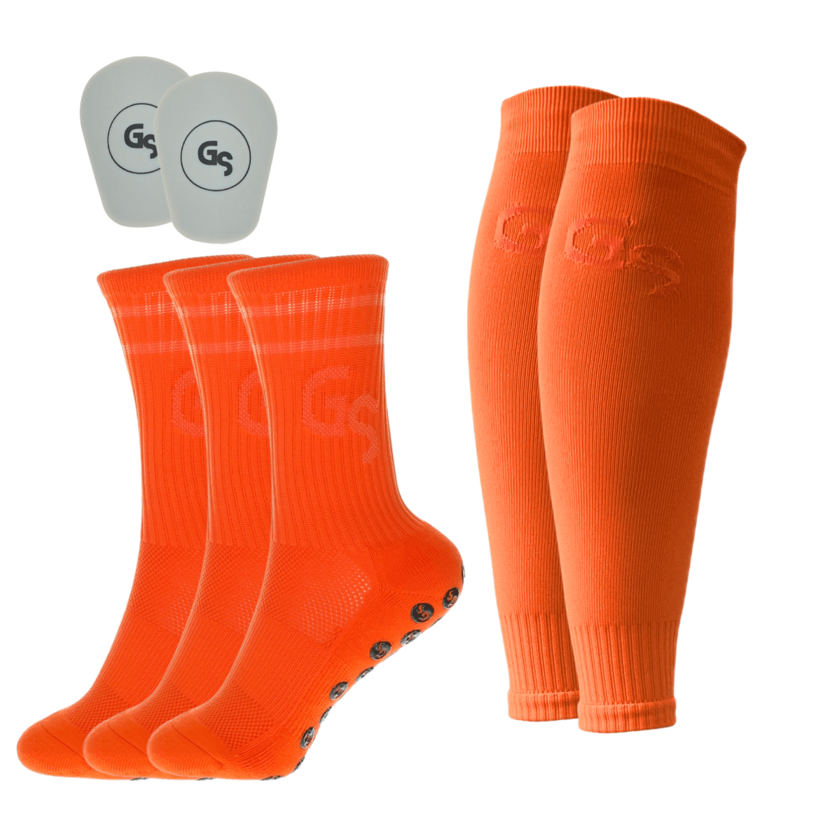 Oransje Standard Gripsokker & Sleeves Bundle - GSPERFORMANCE