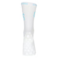 Standard - Hvite Gripsocks med turkis logo - GSPERFORMANCE