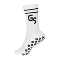 Standard - Hvite gripsokker med svart logo - GSPERFORMANCE