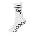 Standard - Hvite gripsokker med svart logo - GSPERFORMANCE