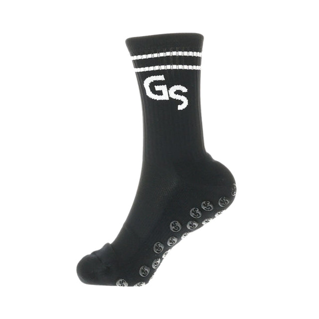 Standard - Svarte gripsokker med hvit logo - GSPERFORMANCE