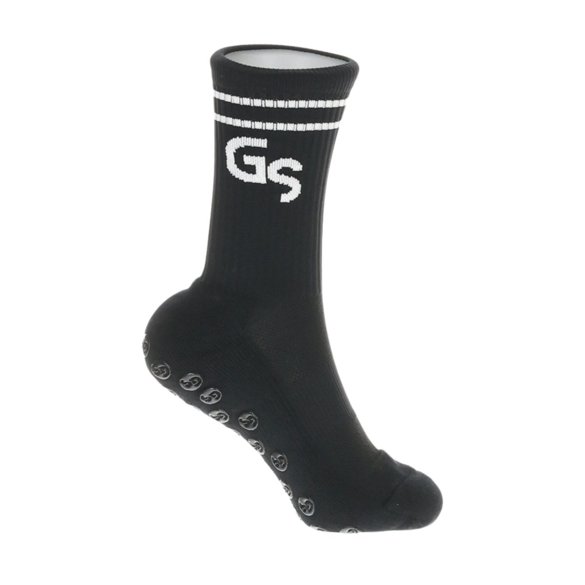 Standard - Svarte gripsokker med hvit logo - GSPERFORMANCE