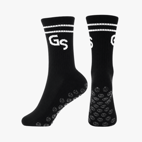 Standard - Svarte gripsokker med hvit logo - GSPERFORMANCE