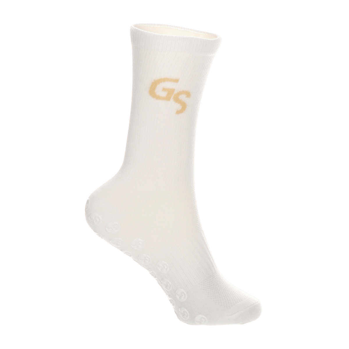 Tynne gripsocks - beige logo | 2026 versjon - GSPERFORMANCE