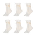 Tynne gripsocks - Hvite (6pk) | 2026 versjon - GSPERFORMANCE