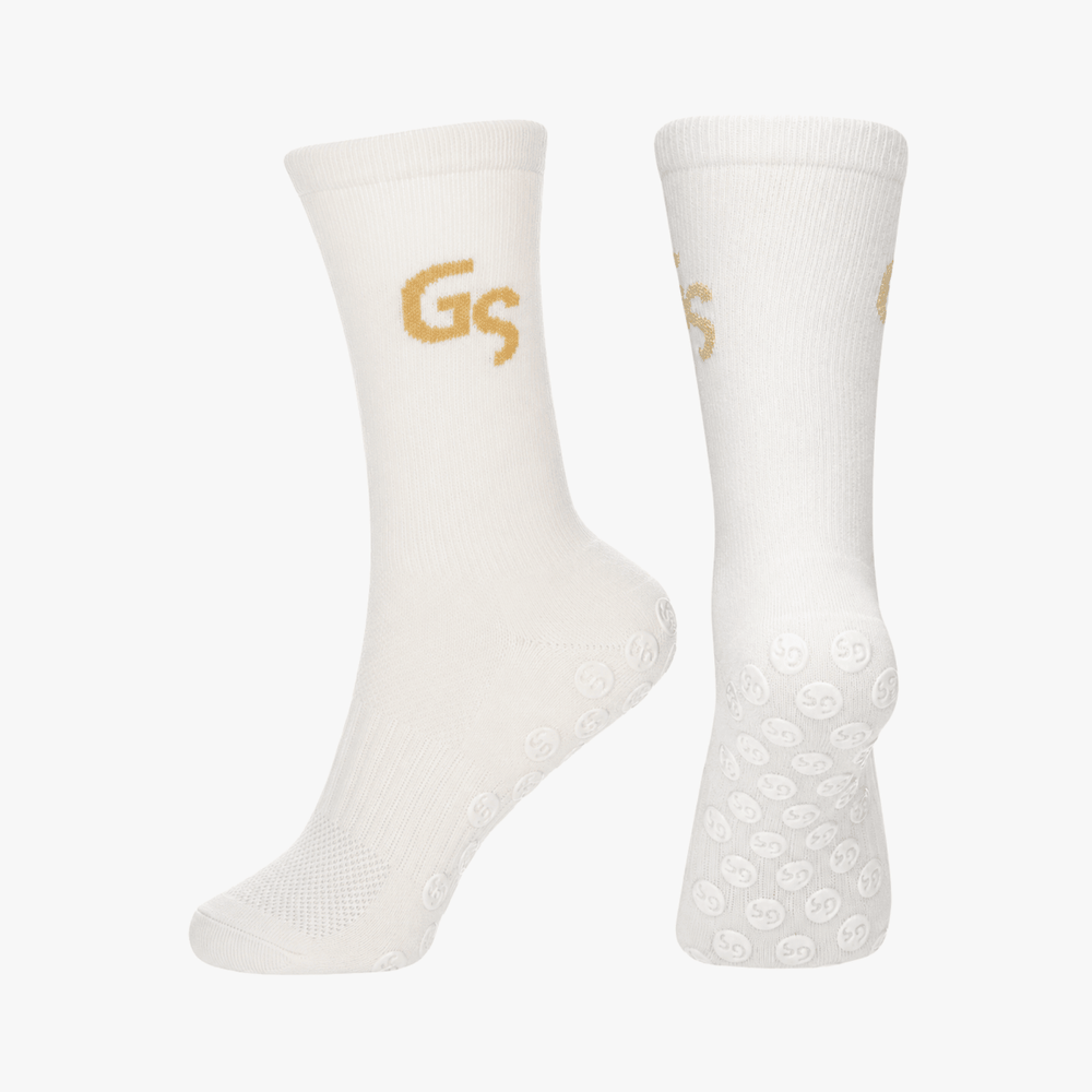 Tynne hvite gripsocks | 2026 versjon - GSPERFORMANCE