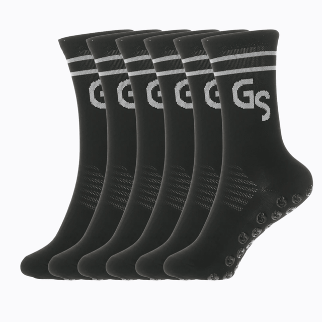Tynne Svarte gripsocks - 6pk - GSPERFORMANCE