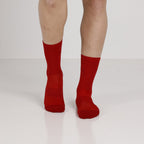 Mørke røde gripsokker - gripsocks.no