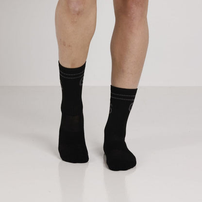 Svarte gripsokker i ull - Winter Edition - gripsocks.no